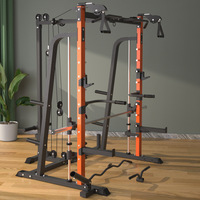 Power Rack En Gros Multi-fonctionnel Combiné Squat Cadre Smith Machine pour Bodybuild Dos Épaule Exercice Bras Poitrine