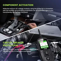 Topdiag P100 Kit de sonde de Circuit d'alimentation 10M outil de testeur électrique testeur de tension ca cc outil de Diagnostic de voiture