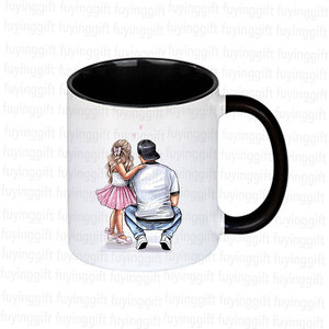 Tazza Personalizzata per la Festa del Papà, Tazza in Ceramica da 11-15 oz con <span class=keywords><strong>Nome</strong></span> Personalizzato, Tazza da <span class=keywords><strong>Caffè</strong></span> e Birra, Regali Promozionali Aziendali - Product Image 1