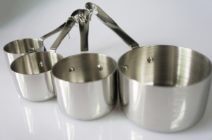 Premium Quality 18/8 Stainless Steel 5-Pieces <strong>Measuring</strong> <strong>Cup</strong> Set - Product Image 3