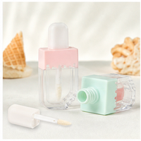 Gloss à lèvres liquide fruité 3,5 ml, effet crème glacée, formule naturelle anti-transfert, marque privée, pour un look naturel quotidien