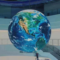 Pantalla LED Esférica Unilumin de Entrega Rápida, Tamaño Personalizado, IP65 Impermeable, P2 Interior/Exterior, Flexible y Curva