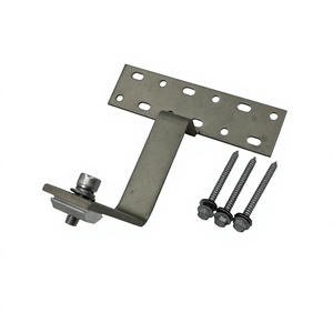 <span class=keywords><strong>Crochet</strong></span> de fixation pour panneaux solaires sur toiture, en acier inoxydable 304, pour une installation durable des panneaux photovoltaïques, supports solaires - Product Image 1