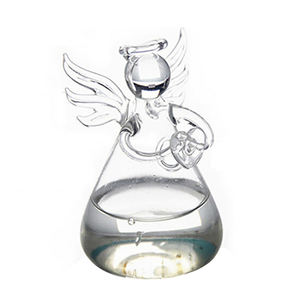Piccolo angelo forma di vetro appeso vaso di lusso classico decorazione <span class=keywords><strong>per</strong></span> la casa terrario idroponico vaso cilindro globo muro vaso <span class=keywords><strong>per</strong></span> il matrimonio - Product Image 2