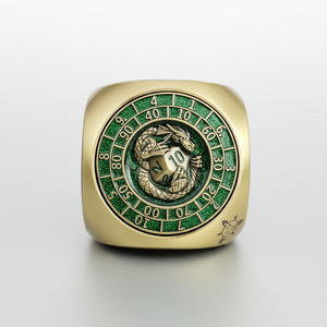 Feeron - Juego de Dados Cuadrados Personalizados con Patrón Poliédrico en Forma de Cthulhu, de Metal Ecológico, para Juegos de Mesa EDC, D&D, en Caja de Regalo - Product Image 1