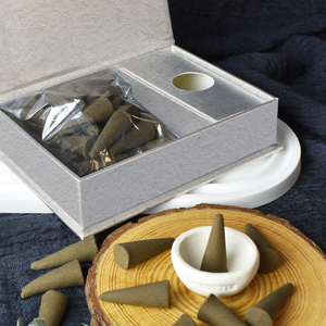 Đốt hương nón và gậy Bộ Quà Tặng tùy chỉnh nhãn hiệu riêng Sage hương nón gói sản phẩm tùy chỉnh hương nón hoa oải hương - Product Image 4