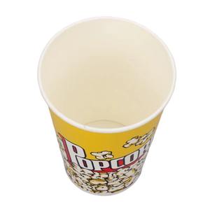 Prix de gros : Seau à popcorn, gobelets en papier alimentaire, seau à boisson réutilisable en plastique avec couvercle - Product Image 5