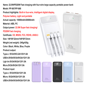 Banque d'alimentation portable OEM d'usine 100000mah 50000mah Banque d'alimentation <span class=keywords><strong>solaire</strong></span> à charge rapide 20000mah - Product Image 5
