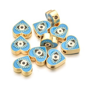 Pembuatan Perhiasan Klasik Lucu DIY Jimat Mata Yunani Buatan Tangan Warna-warni Enamel Jahat dan Mata Mempesona Manik-manik - Product Image 6