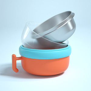 Bol isotherme pour bébé en acier inoxydable 316, multifonctionnel, avec ventouse, anti-chute, pour <span class=keywords><strong>repas</strong></span> et accessoires de table pour enfants - Product Image 3