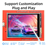 XLW 2,4-Zoll-LCD-Touchscreen-Monitor 320*240 RGB 65K-Farb-LCD-Anzeige modul für Arduino
