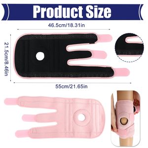 Rodillera para Niños y Jóvenes con Correas Ajustables, Soporte Estabilizador de Rótula, Envoltura Antideslizante de Neopreno Transpirable, Manga de Compresión - Product Image 3