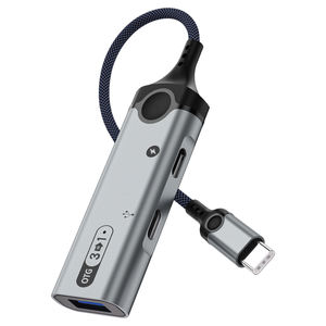 Adaptor OTG Universal <span class=keywords><strong>3</strong></span> in 1 USB Tipe C ke USB <span class=keywords><strong>3</strong></span>.0 tipe c pengisian daya U Disk Transmisi Data untuk Ponsel Android Laptop - Product Image 1