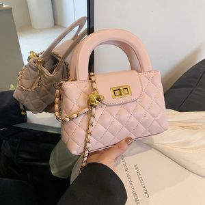 2025 Mùa Xuân Mùa Hè Mới Cổ Điển Thêu Kim Cương Túi Xách Với Màu Rắn Tính Khí Joker Messenger Túi Bow Thư Trang Trí - Product Image 2