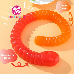 Custom Gigantische Regenworm Gummies Halloween Geschenk Grootste Gummi Wormen Beer Gelei Zacht Snoep <span class=keywords><strong>Gummy</strong></span> Zoetigheden - Product Image 2