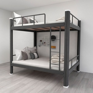 Steel Double Layer <b>Bunk</b> <b>Bed</b> Steel Used <b>Bunk</b> <b>Bed</b> Twin-over-full Metal <b>Bunk</b> <b>Bed</b> - Product Image 2