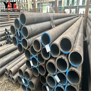 Бесшовная труба из углеродистой стали <span class=keywords><strong>ASTM</strong></span> A106 GRB 1/2 24 дюйма SCH40/SCH80 для нефтегазопроводов и котлов, высокого давления, EN10216 S355J2H - Product Image 4