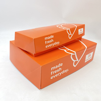 Empanada jetables de taille personnalisée boîte de papier d'emballage alimentaire à emporter avec votre propre logo