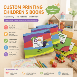 Vente en gros de livres d'histoires pour enfants personnalisés, reliure <span class=keywords><strong>à</strong></span> cheval, impression offset, couleur intégrale, couverture rigide, taille personnalisée, édition de livres pour enfants - Product Image 1