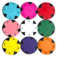Jetons en argile personnalisés avec des motifs inspirés de l'océan, thème 14g, ensemble de 500 jetons de poker en argile véritable - Autocollants numérotés