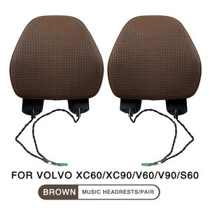 Cojín de reposacabezas de música de lujo de alta calidad HERNA <span class=keywords><strong>COOL</strong></span> para Volvo XC60/XC90/V60/V90/S60 Compatible con asientos de cuero de coche - Product Image 4