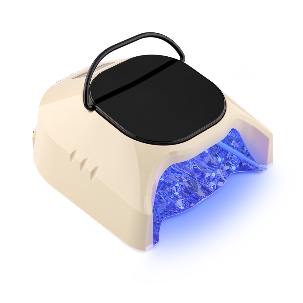 Beige Color 86w Wireless or Wired UV LED Nail Lamp Fast Cure GEL Curing Regular Polish for Professional Nails Salon