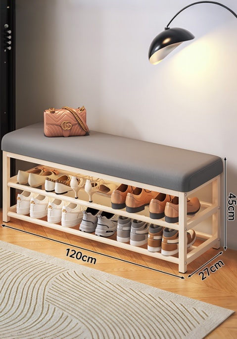 120 cm BLANC-GRISE FONCÉ
