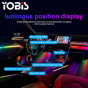 Kit de Luces Ambientales <span class=keywords><strong>para</strong></span> Automóvil YOBIS de Alta Calidad, 18 en 1/10 en 1/6 en 1, Luz LED Interior <span class=keywords><strong>para</strong></span> Automóvil, Tira de Luz LED RGB <span class=keywords><strong>para</strong></span> el 98% de los Automóviles - Product Image 6