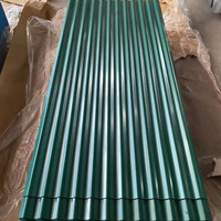 Günstiger Preis PPGI Rot-Blaue Farbe Verzinktes Stahl-Wellblech Preis pro Tonne