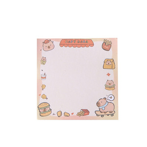 Bloc-notes autocollants Capybara, papier carré, pour étudiants, rentrée scolaire, remise de diplôme - Product Image 4