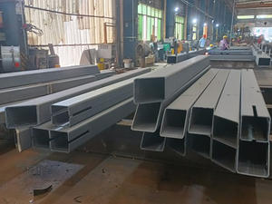 Kustom tabung baja hitam bagian berongga Q195 Q235 Q345, pipa tabung persegi panjang Strip baja ringan karbon - Product Image 5