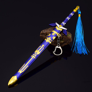 Épée Maîtresse de 23 cm en Métal Non Affûtée de la Légende de <span class=keywords><strong>Zelda</strong></span> Skyward Sword, Décoration de Bureau Faite par les Fans, Objet de Collection en Métal - Product Image 3
