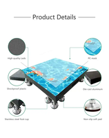 Écran de piste de danse LED interactif intérieur piste de danse vidéo LED pour club