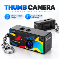 Caméra miniature de sécurité, caméra de poche, enregistrement HD 1080p, microphone intégré, batterie rechargeable, gadget de vlogging de voyage