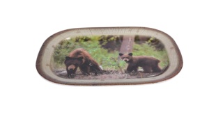 ถาดเสิร์ฟลายสัตว์ป่าทำจากเมลามีน แรงบันดาลใจจากธรรมชาติ สำหรับการจัดเลี้ยงทั้งในร่มและกลางแจ้ง และใช้ในบ้าน - Product Image 5