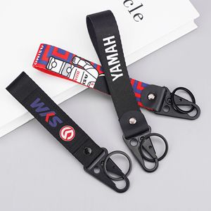 Porte-clés personnalisé avec mousqueton en forme d'aigle, sangle courte en polyester - Product Image 4