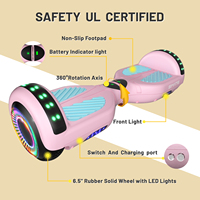 Scooter de mobilité personnelle certifié CE avec éclairage LED et haut-parleur Bluetooth, portée de 4 à 8 km