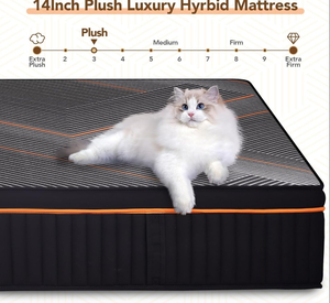 ที่นอนสปริงขนาดควีนไซส์ผ้านุ่มแน่นด้านบนทรงเมมโมรี่โฟมสินค้าสำหรับร้านค้าที่นอนสปริงมีกระเป๋าให้นอนหลับสบาย - Product Image 5