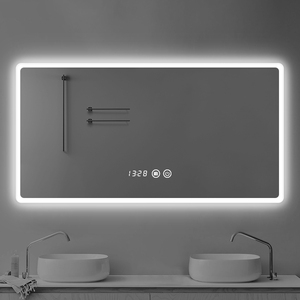 Espejo de Baño LED Rectangular Moderno y Minimalista con Esquinas Suaves, Retroiluminación y Control Táctil para Tocador de Hotel, Venta al por Mayor - Product Image 1