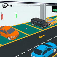 KAVASS IoT Wireless Surface Mount Smart Geomagnetic Outdoor Facile à installer Capteurs de détection de véhicules de stationnement Solutions de guidage