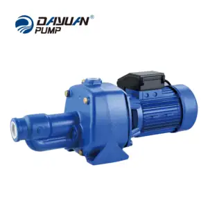 DAYUAN JA 1.5HP 1.1KW Bomba de hierro fundido Transferencia de cuerpo Bomba de vacío de chorro de agua limpia Bomba de agua de chorro autocebante para pozo profundo