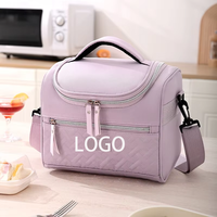 Grand sac isotherme pour le déjeuner, boîte à lunch personnalisée, sac isotherme souple, sac de transport isotherme portable