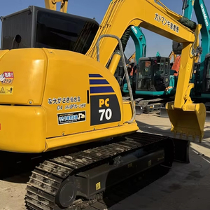 รถขุดขนาดเล็ก Komatsu PC70-8 7 ตัน ราคาดีที่สุด ชั่วโมงการทำงานต่ำ รถจักรกลก่อสร้างมือสองของแท้จากญี่ปุ่น มีสินค้าในสต็อก - Product Image 1