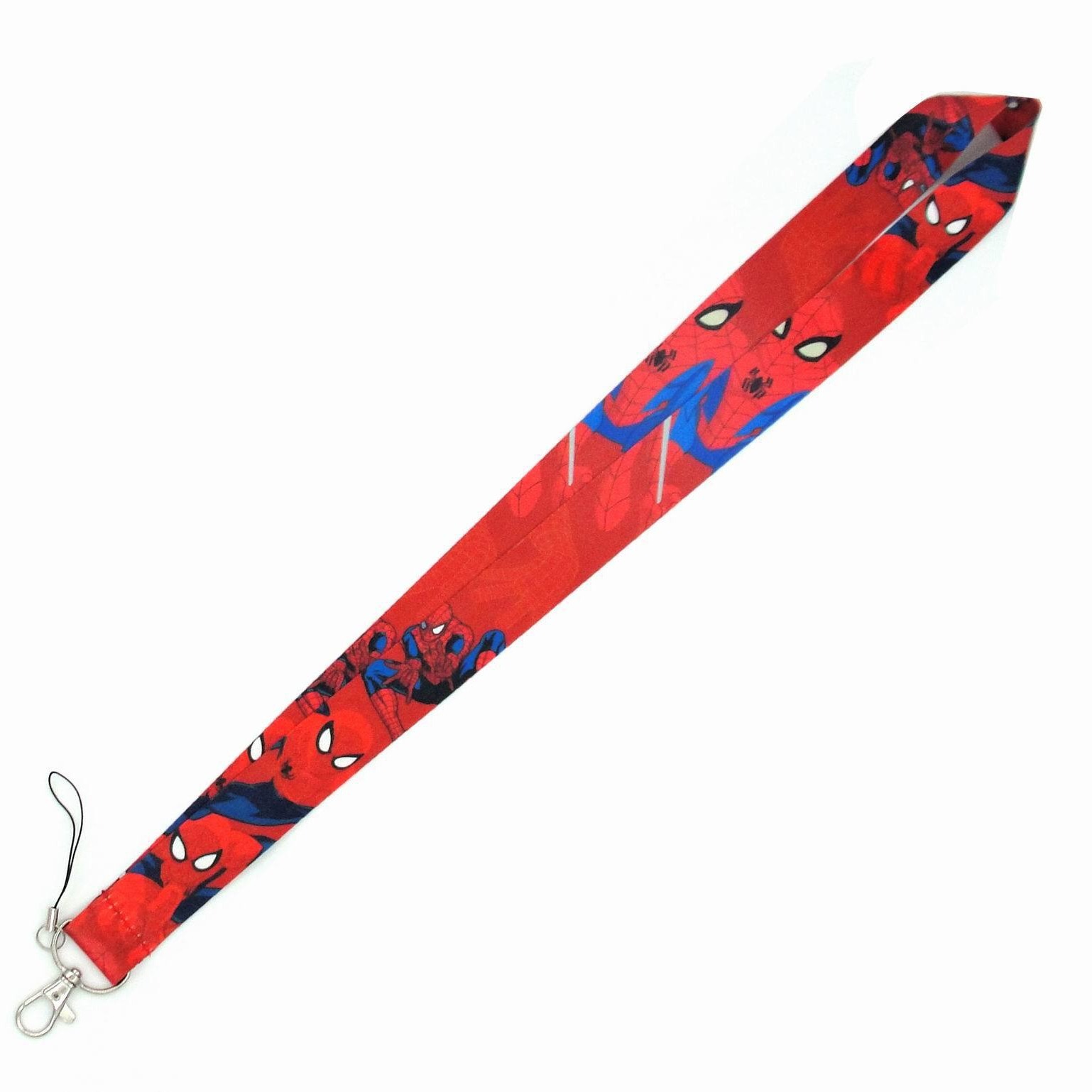 Newest Cool Marvel Spider Man Lanyards Neck Anti-Lost Strap Card Holder Phone Case Lanyard Wholesale Custom Satin Accessories Image 3