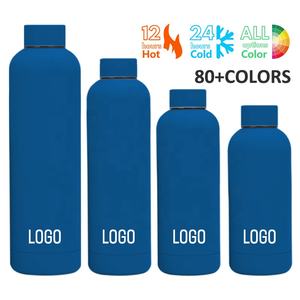 Bouteille isotherme sous vide en acier inoxydable 500 ml 750 ml, isolation 6-12 heures, compatible eau bouillante, poignée ergonomique - Classique - Product Image 2