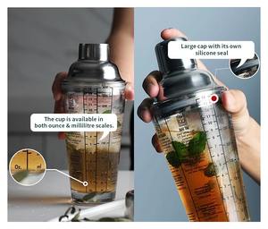 Ouyada Best Verkopende 400Ml Roestvrijstalen <span class=keywords><strong>Cocktail</strong></span> Shaker Bar Set Wijndrank Mixer Groothandel Accessoires Mengglas Barman - Product Image 5