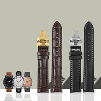 Gran oferta de correa de cuero genuino Compatible con Tissott Seko S Watch 19mm 20mm correa de reloj de cuero de vaca venta directa de fábrica
