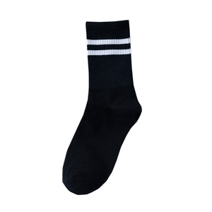 Uniforme Scolastica per Ragazzi e Ragazze, Giovani Uomini e Donne, Coppie, Bambini in Spandex/Nylon/Cotone, Nero Bianco a Righe, Anti-Odore, Casual Primaverile - Product Image 1