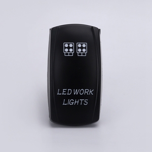 Marine Rocker Switch <strong>Supplier</strong> Car RV Modification Marine Switch <strong>ON</strong>-OFF-<strong>ON</strong> Plastic <strong>Push</strong> <strong>Button</strong> with Logo LED Illuminate - Product Image 3