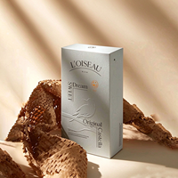 Boîte d'emballage cosmétique personnalisée avec logo en relief, boîte en carton blanc pour huile essentielle, sérum pour soins de la peau, parfum
